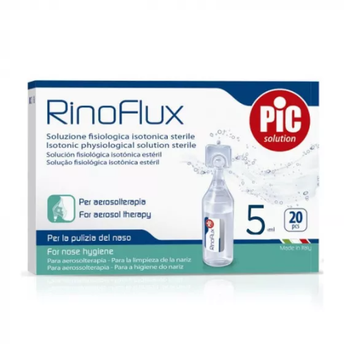 Pic Rinoflux Saline Solution 5Ml - 20'S