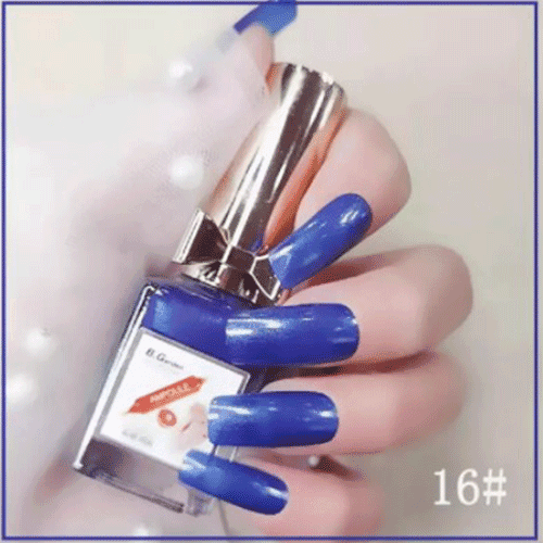 B. Garden Nail Polish #16 Navy Glittered