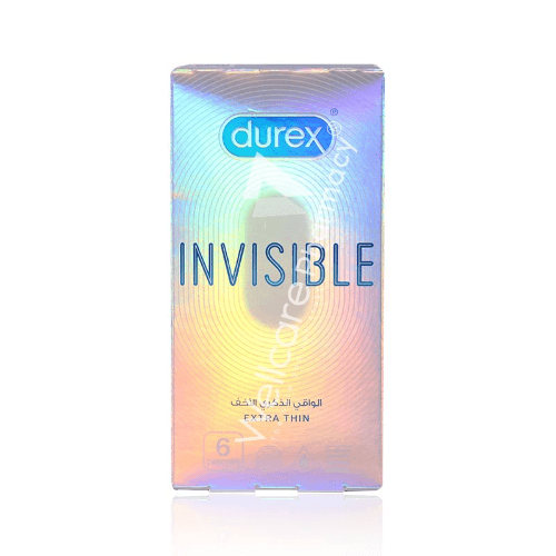 Durex Invisible Extra Thin Condom 6Pcs