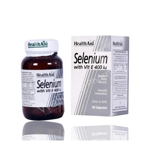 Health Aid Selenium With Vit E 400 Capsules 30'S