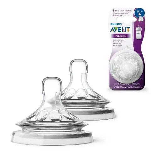 Avent Natural 2.0 Teats 6M + Scf044/27