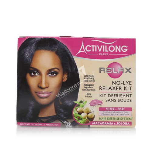 Activilong Actigloss Nourish No Lye Relaxer Kit Super Fort Macadamia & Jojoba