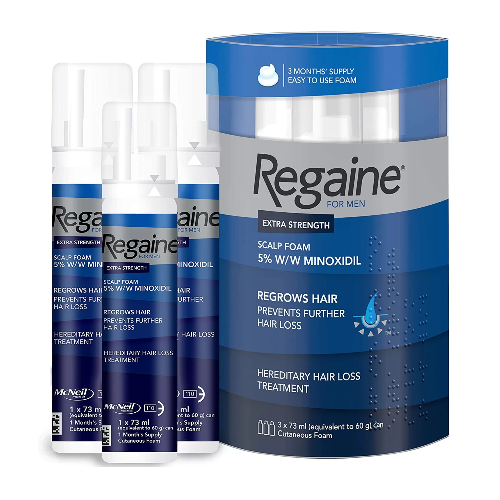 Regaine Foam 5% For Men - 3 X 60 Ml