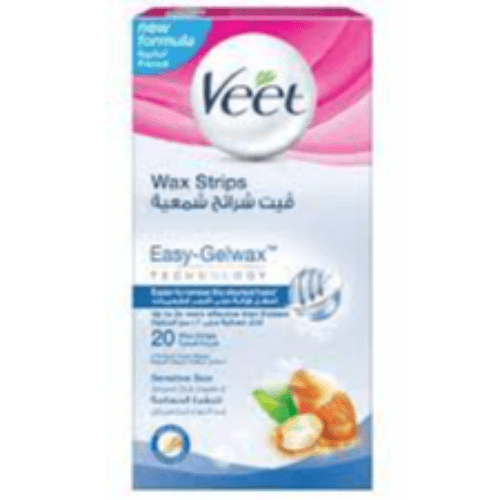 Veet Cold Wax Strips Sensitive Skin 20'S (08000)