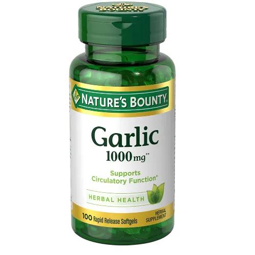 Nature'S Bounty Garlic Odorless 1000Mg Tab 100'S