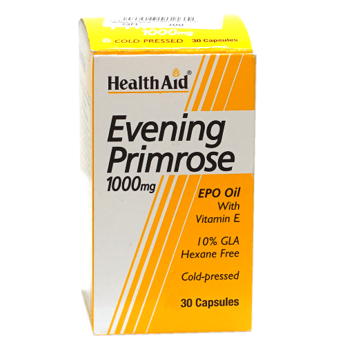 Health Aid Evening Primrose Oil 1000Mg + Vit. E Cap 30'S