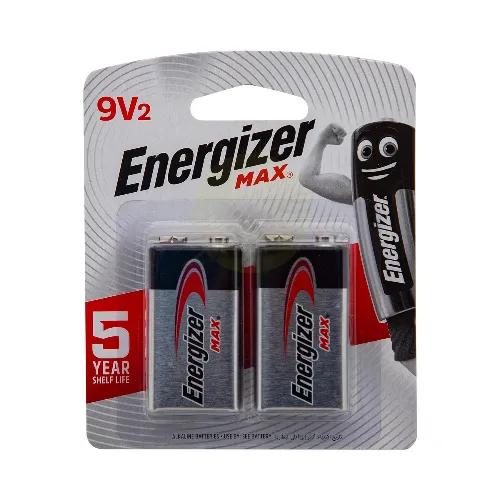 Energizer Max Alkaline Battery 9V 9Vã—2Pcs