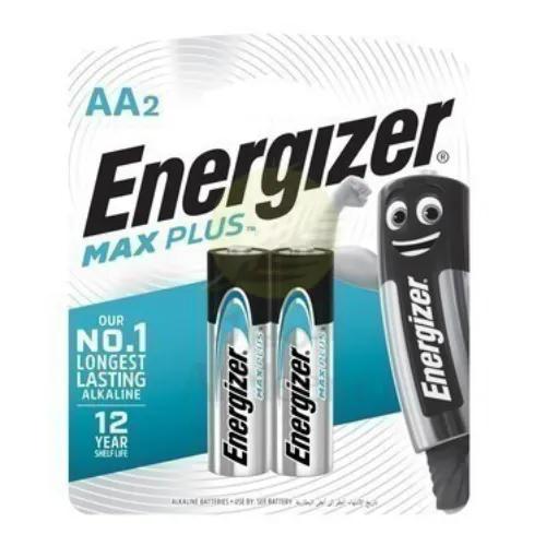 Energizer Max Plus Alkaline Battery Aa 1.5Vã—2Pcs