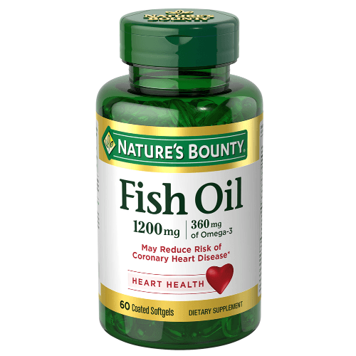 Nature'S Bounty Odorless Fish Oil 1200Mg Omega 3 60'S