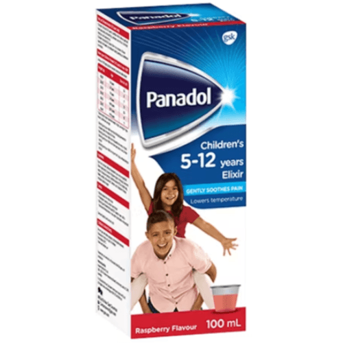 Panadol Elixir 5-12 Years - 100Ml