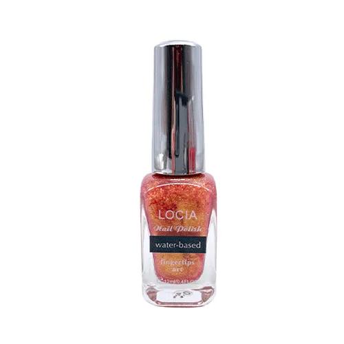 Locia Nail Polish 12Ml Rose Gold Glittered #08