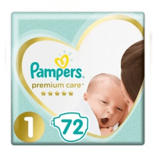 Pampers Premium Protection (Size 1) 72 Diapers