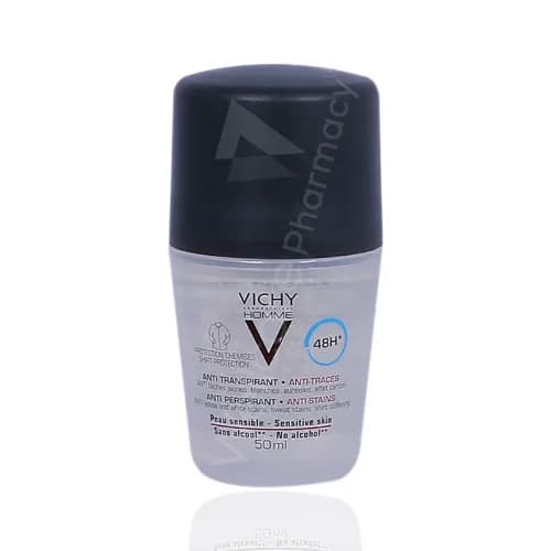 Vichy Deo Roll On Anti-Perspirant Homme Extreme Control 72H 50Ml