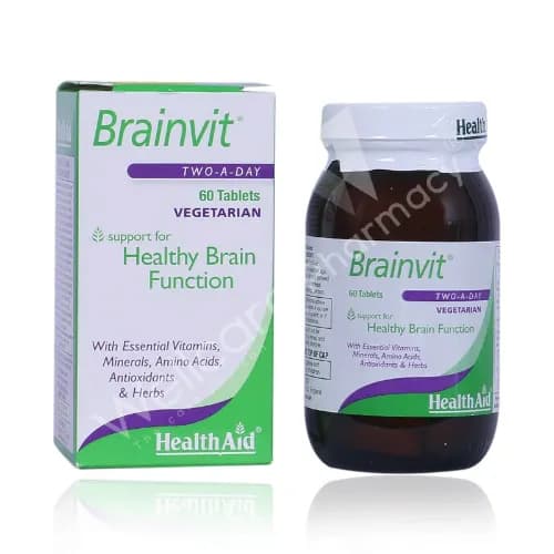 Health Aid Brainvit Tablets 60'S (Buy 2 Get 1 Free)