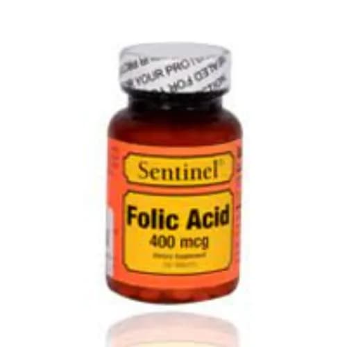 Sentinel Folic Acid 400Mcg Tab 250'S