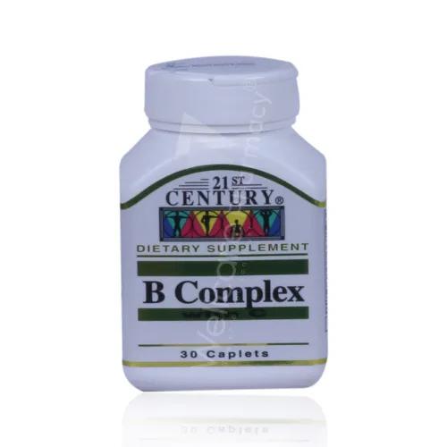 21St Century B Complex With Vitamin C Caplets 30'S