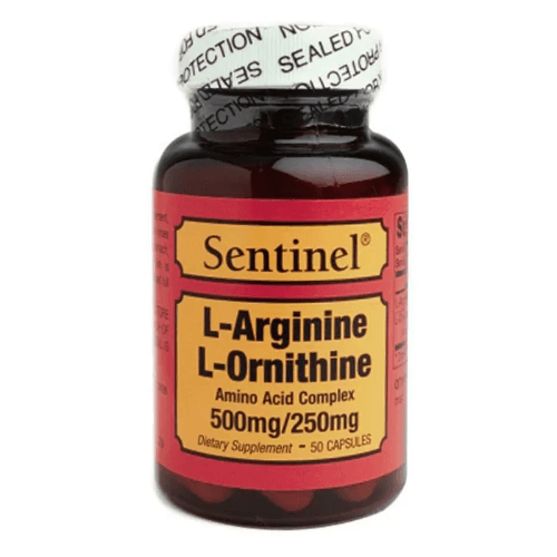 Sentinel L-Arginine L-Ornithine (500Mg/250Mg) Capsules