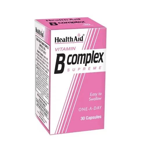 Health Aid Vitamin B-Complex Supreme Capsules - 30'S