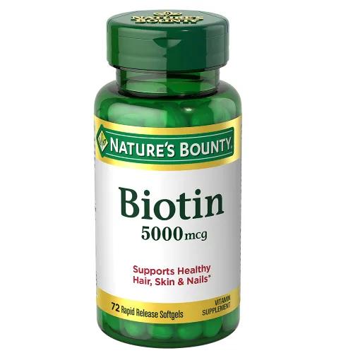 Nature'S Bounty Biotin 5000Mcg (72) 60'S