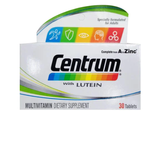 Centrum With Lutein Tablets - 30's