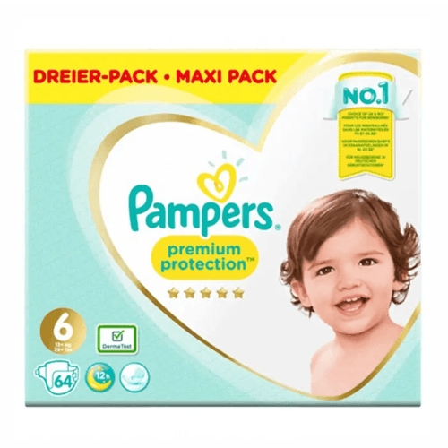 Pampers Premium Protection (Size 6) 64 Diapers