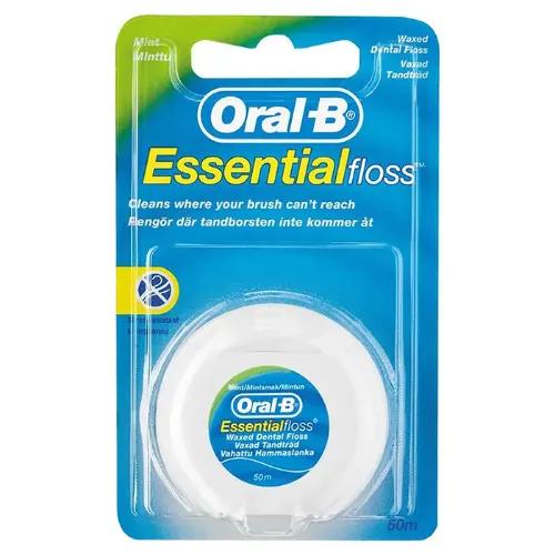 Oral-B Floss Essential 50M Mint Waxed (Ob059-0)