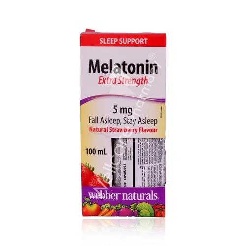 Webber Naturals Melatonin Extra Strength Liquid 100Ml