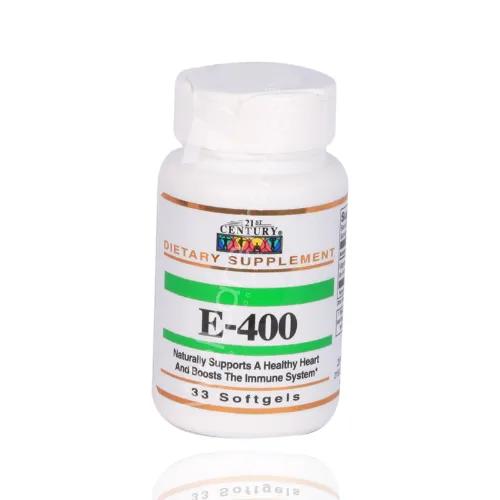 21St Century Vitamin E 400Iu Softgels 33'S