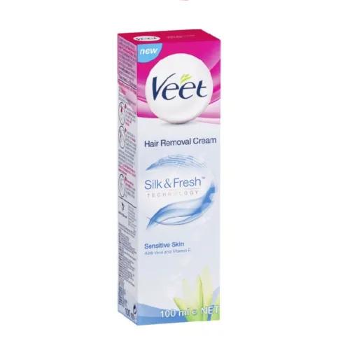 Veet Silky Fresh Hair Removal Cream Sensitive Skin 100G