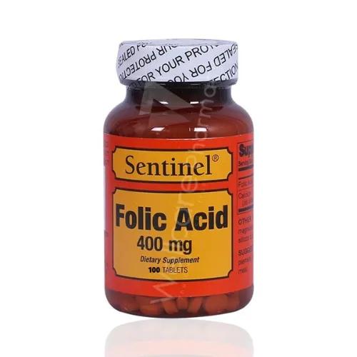 Sentinel Folic Acid 400Mg Tab 1X100'S