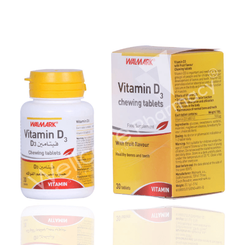 Walmark Vitamin 400Iu D3 Chewable Tablets 30'S  (Buy 1 Get 1 Free)