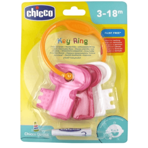 Chicco Baby Senses Rattle Keys 3-18 Months Pink