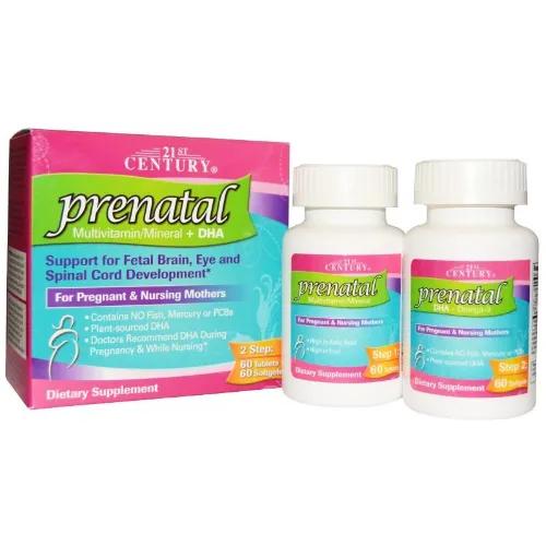 21St Century Prenatal Dha 60'S Tab + 60'S Softgels