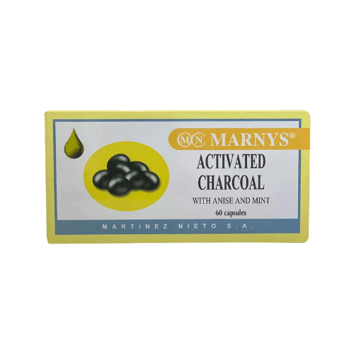 Marny'S Activated Charcoal Cap 60'S