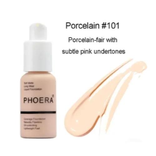 Phoera - Liquid Soft Matte Foundation (30 Ml)#101 Porcelain