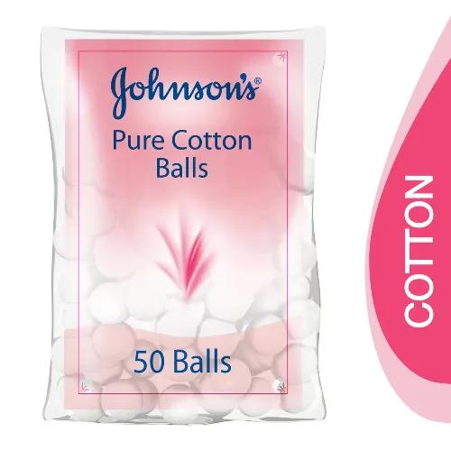 J&J Cosmetics Cotton Balls 50"S