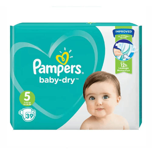 Pampers Baby-Dry (Size 5) 39 Diapers