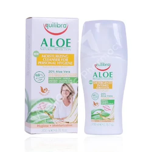 Equilibra Aloe Moisturizing Cleanser For Personal Hygiene 200Ml