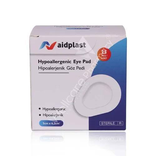 Aidplast Sterile Hypoallergenic Eye Pad 5Cmx6.2Cm 25'S V6505