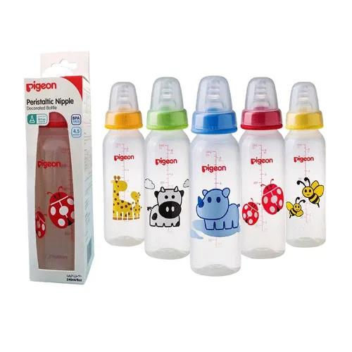 Pigeon Plastic Bottle 240Ml Sn Animal