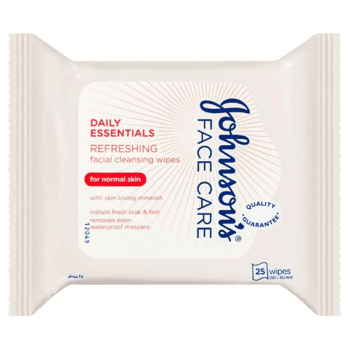 Johnson'S Daily Essential Refreshing Facial Wipes (Normal Skin) 25'S