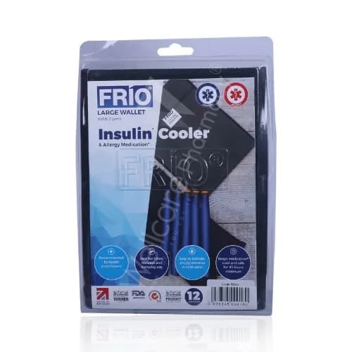 Frio Insulin Cooler Duo Wallet Blue