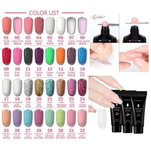 Poly Gel Nail Colors