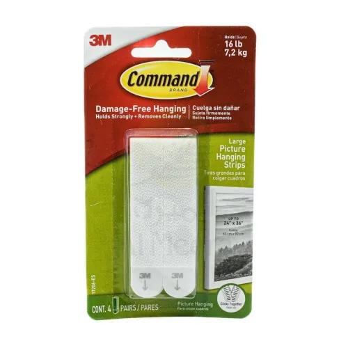 3M Command Picture Hanging Strips Large 17206-Es