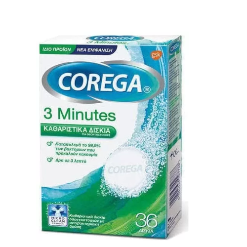 Corega Full Denture Cleanser Tablets - 36's