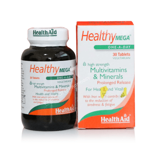 Helath Aid Healthy Mega Multi Vitamin And Minerals Tablets 30'S 