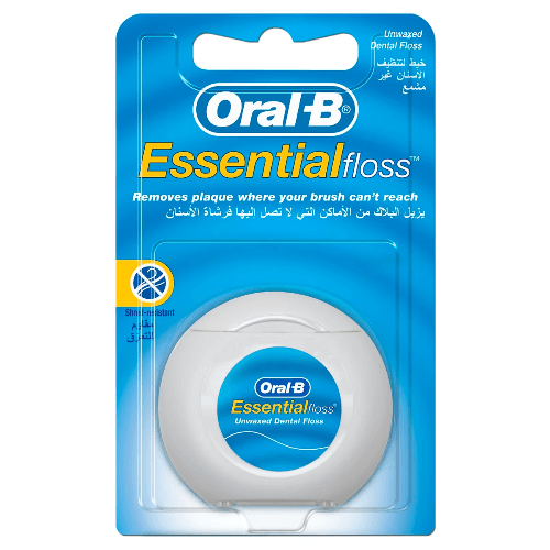 Oral-B Floss Essential 50M Unwaxed (Ob053)