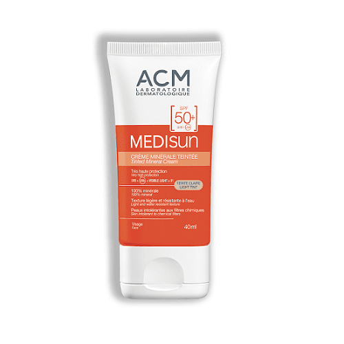 Acm Medisun Spf50 Tinted Mineral Cream 40Ml 