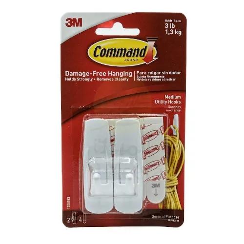 3M Command Utility Hooks Medium (Holds 3Lbs)