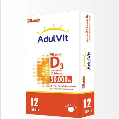 Ditamin Adult Vit D3 50,000 Iu 12'S (Upc105)